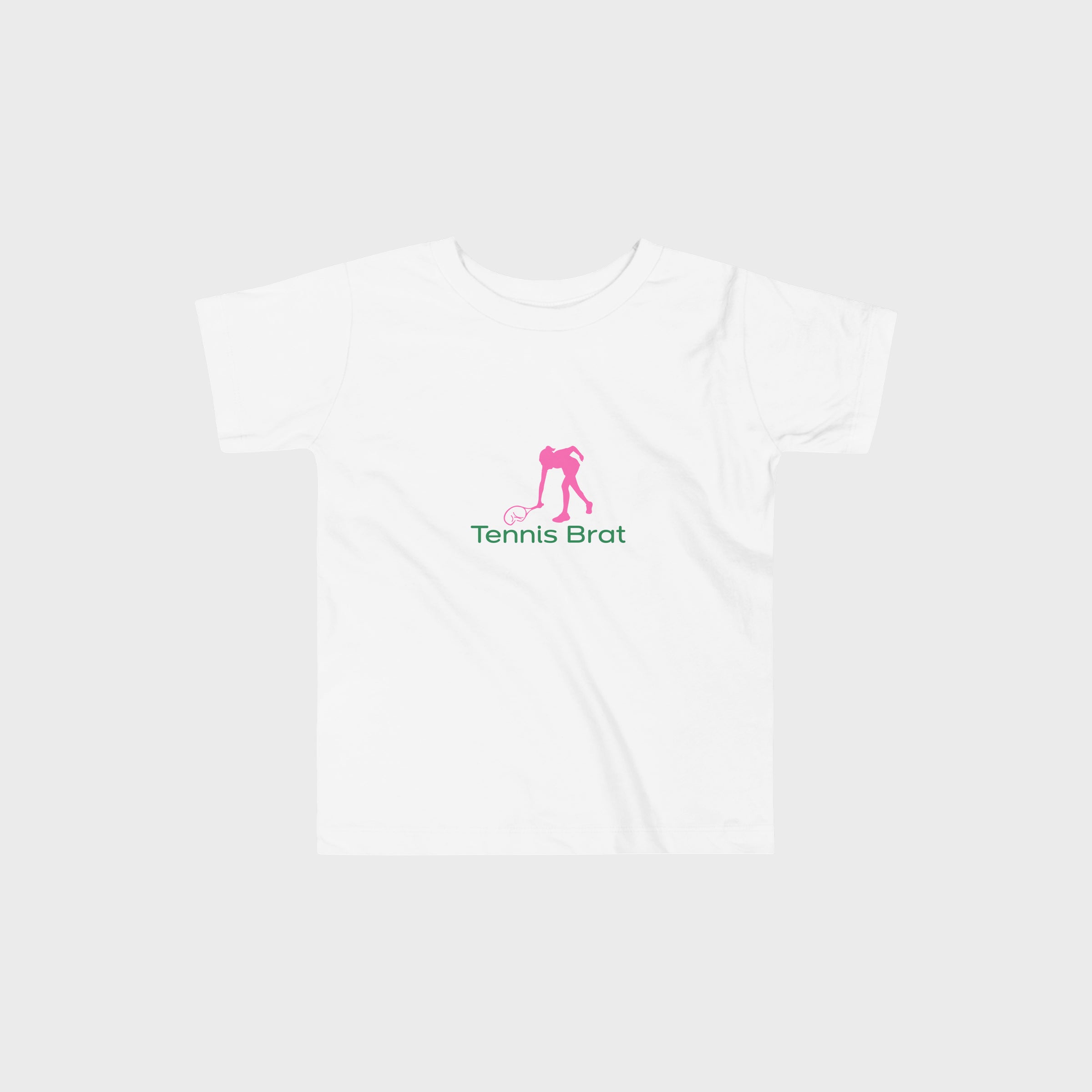 Toddler Girls Tee - Green & Pink Smashgirl™