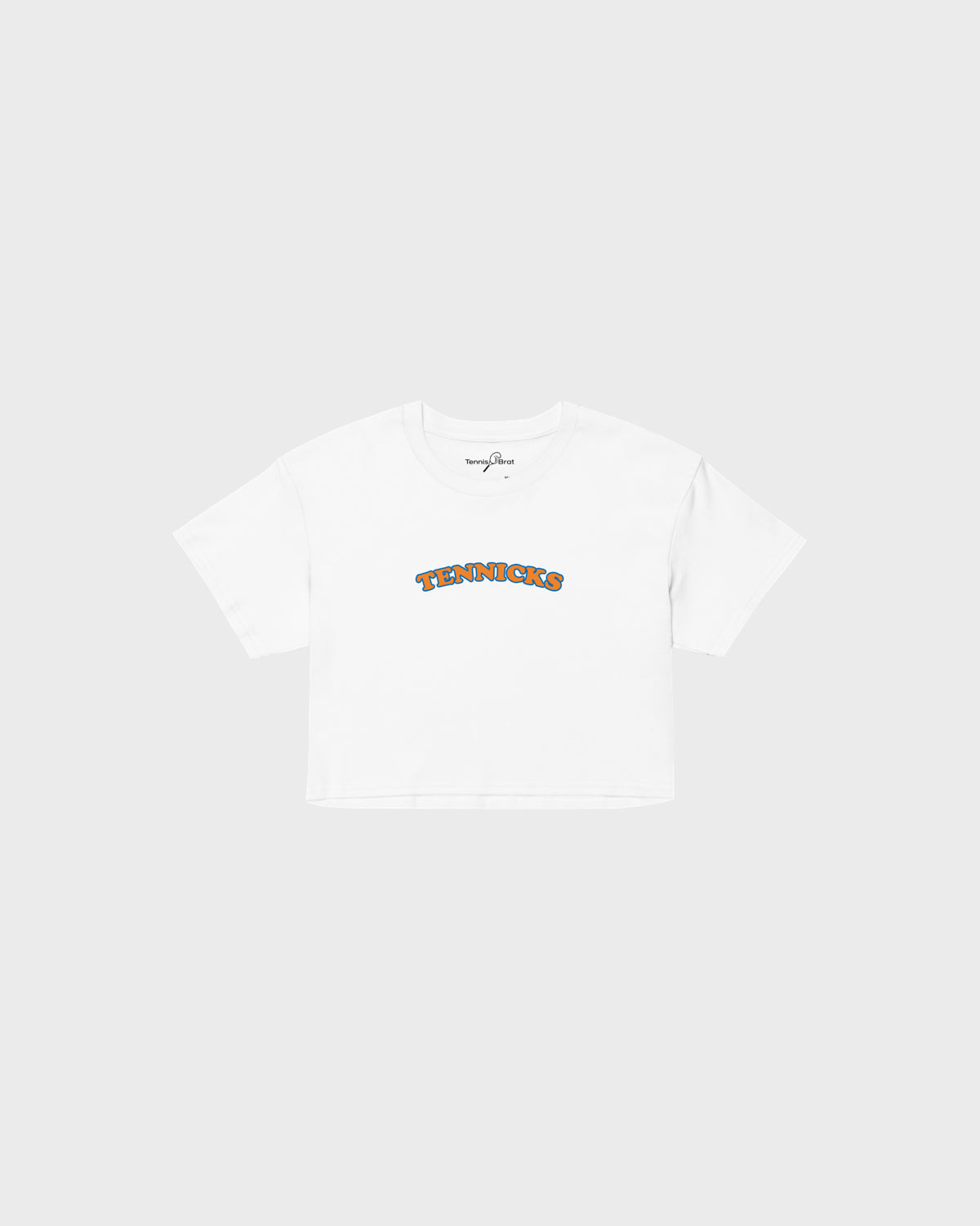 TENNICKS crop top in white from the Tennis Brat US Open capsule