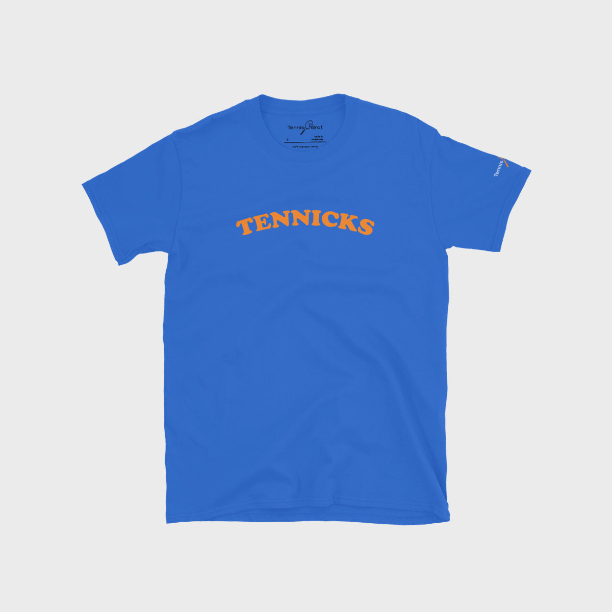 TENNICKS tee in royal blue from the Tennis Brat capsule