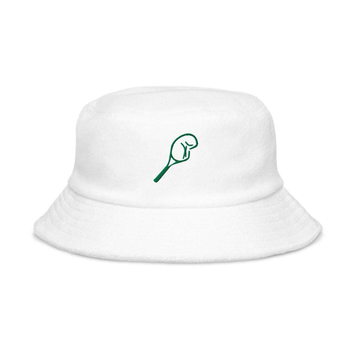 Terry Cloth Bucket - Green Broken Racket