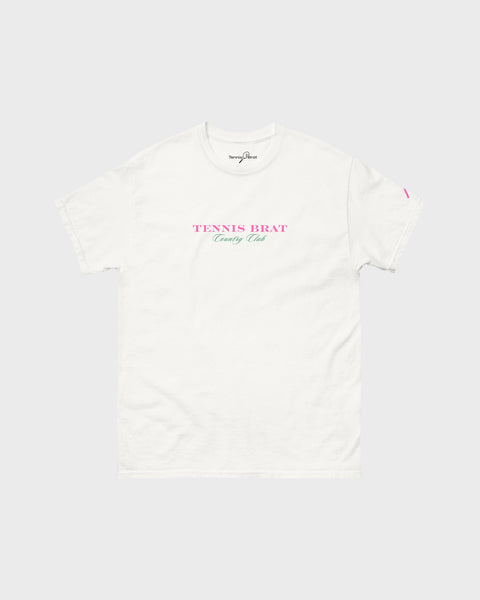 8G SHOOT COUNTRY CLUB Tシャツ ホワイト XXL Country Club Tee – Tennis Brat