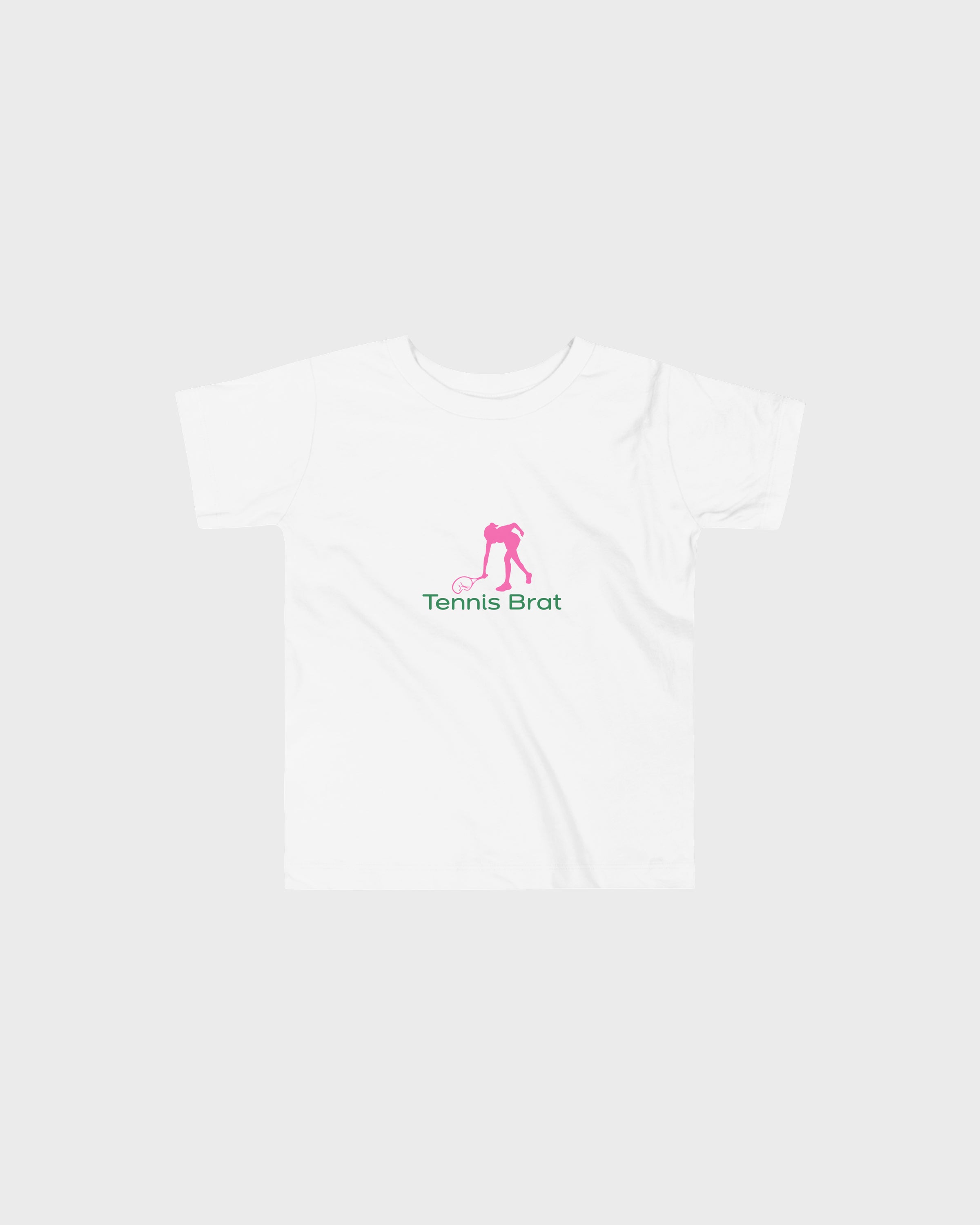 Toddler Girls Tee - Green & Pink Smashgirl™