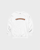 White TENNICKS embroidered crewneck sweatshirt from the Tennis Brat capsule