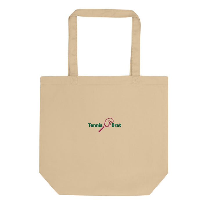 Eco Tote Bag - Embroidered Green & Pink Classic Logo