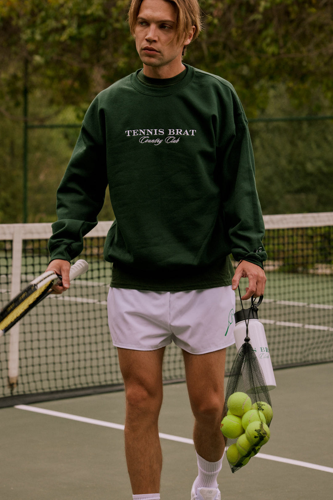 Embroidered Country Club Crewneck