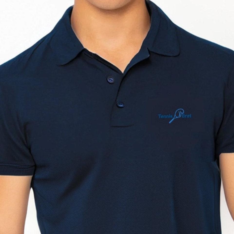 Men's Embroidered Royal & Aqua Classic Logo